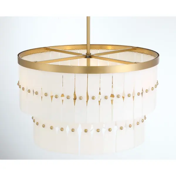 Coronelle 26" 6-Light Pendant in Legacy Brass - Image 7