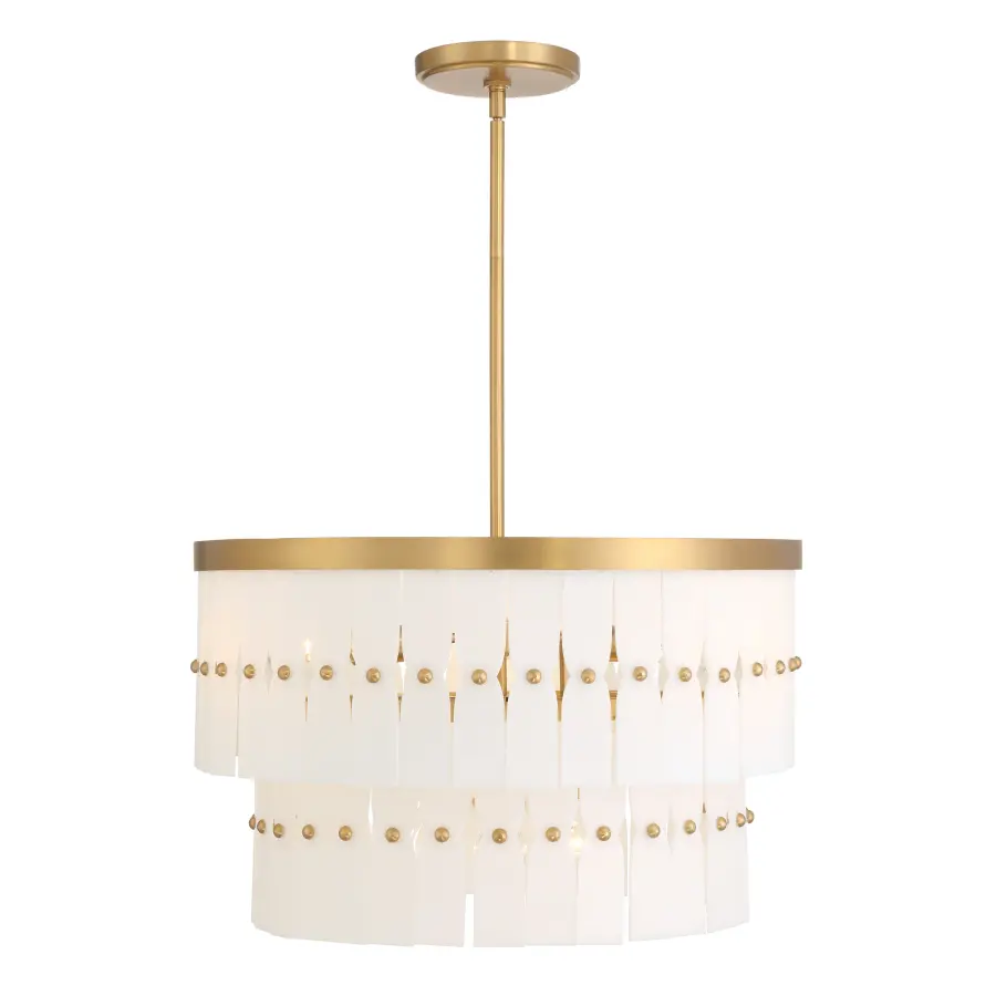 Coronelle 26" 6-Light Pendant in Legacy Brass - Image 10