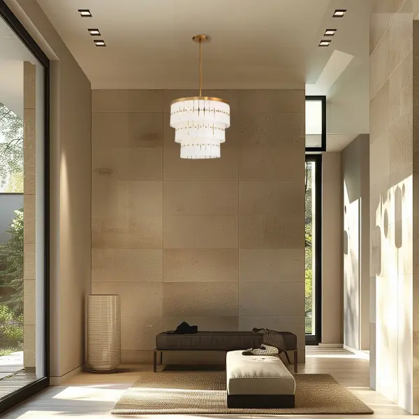 Coronelle 26" 9-Light Pendant in Legacy Brass - Image 5
