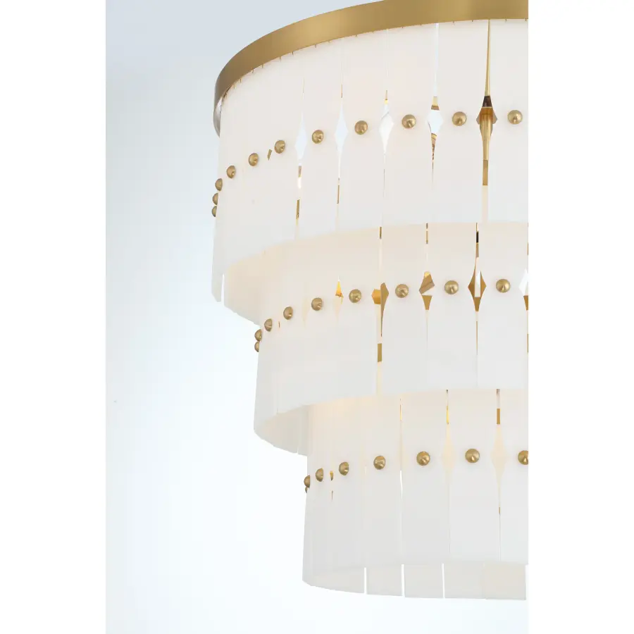 Coronelle 26" 9-Light Pendant in Legacy Brass - Image 7