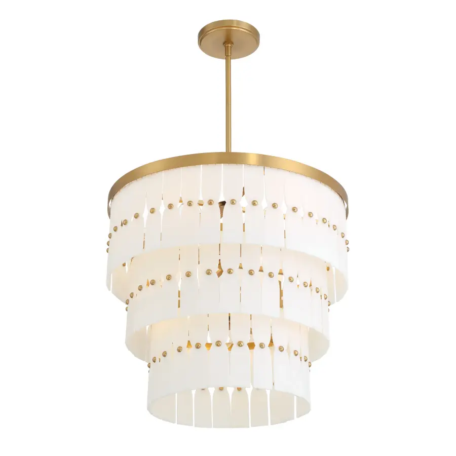 Coronelle 26" 9-Light Pendant in Legacy Brass - Image 8