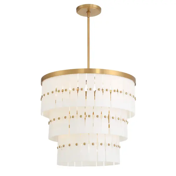 Coronelle 26" 9-Light Pendant in Legacy Brass - Image 9