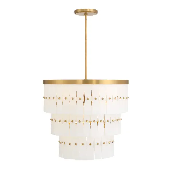 Coronelle 26" 9-Light Pendant in Legacy Brass - Image 10