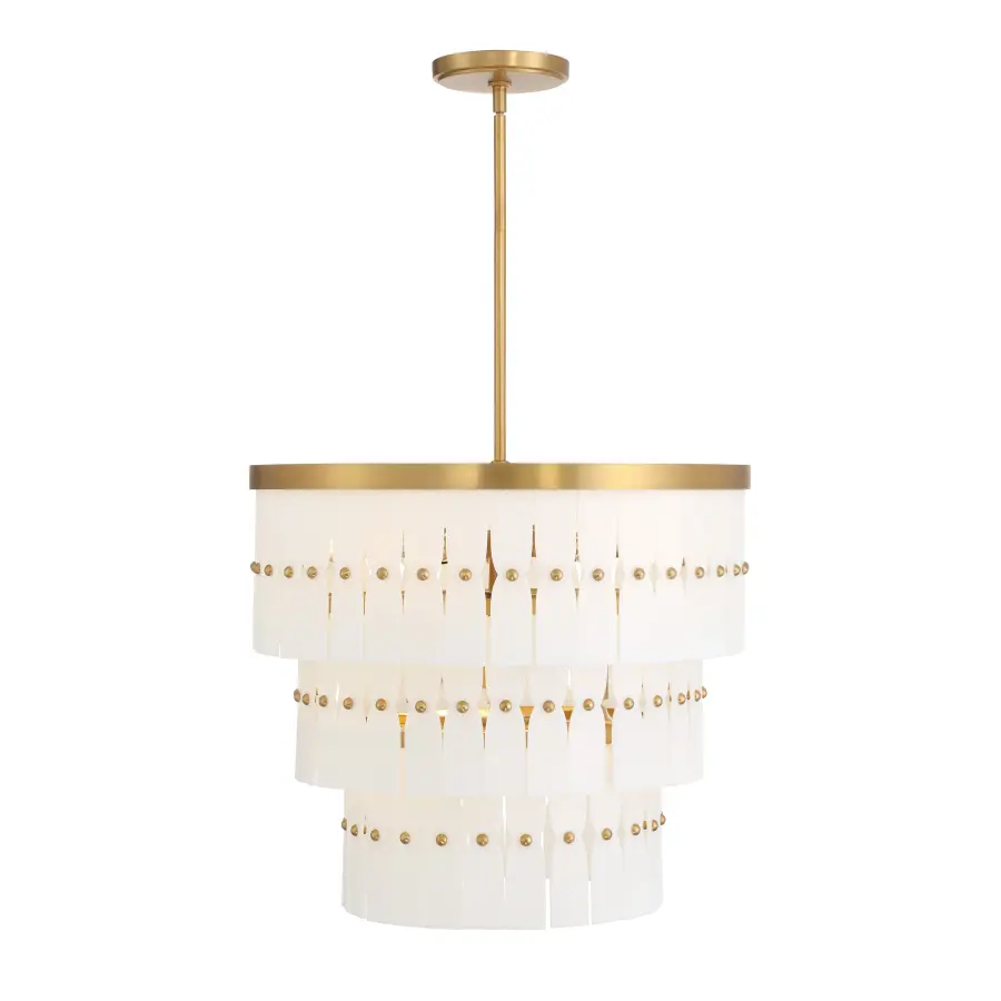 Coronelle 26" 9-Light Pendant in Legacy Brass - Image 10