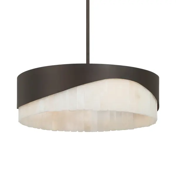 Sway 20" 4-Light Pendant in Dark Bronze - Image 1