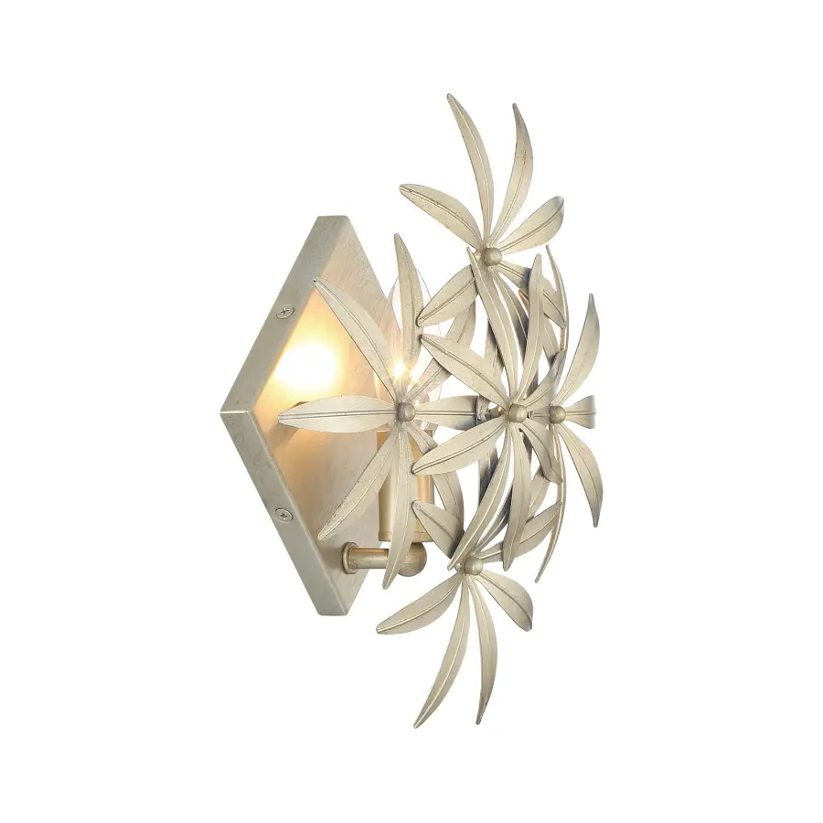 Flower Child 1-Light Wall Sconce in Ambry Gold - Image 2