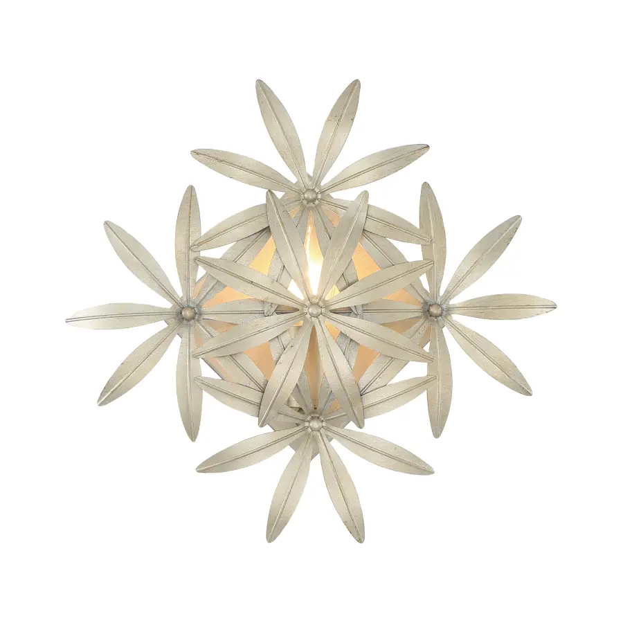 Flower Child 1-Light Wall Sconce in Ambry Gold - Image 4