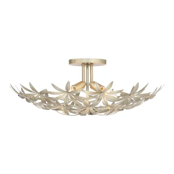 Flower Child 4-Light Semi Flush Mount in Ambry Gold - Image 3