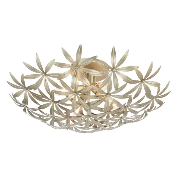 Flower Child 4-Light Semi Flush Mount in Ambry Gold - Image 4