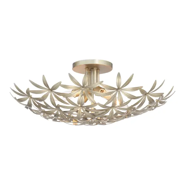 Flower Child 4-Light Semi Flush Mount in Ambry Gold - Image 5