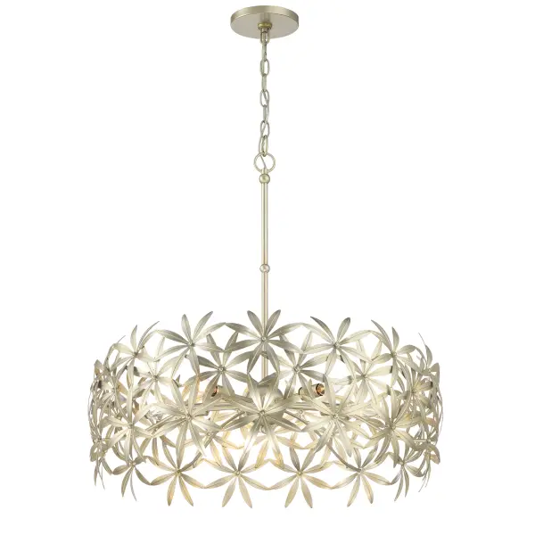 Flower Child 5-Light Pendant in Ambry Gold - Image 1