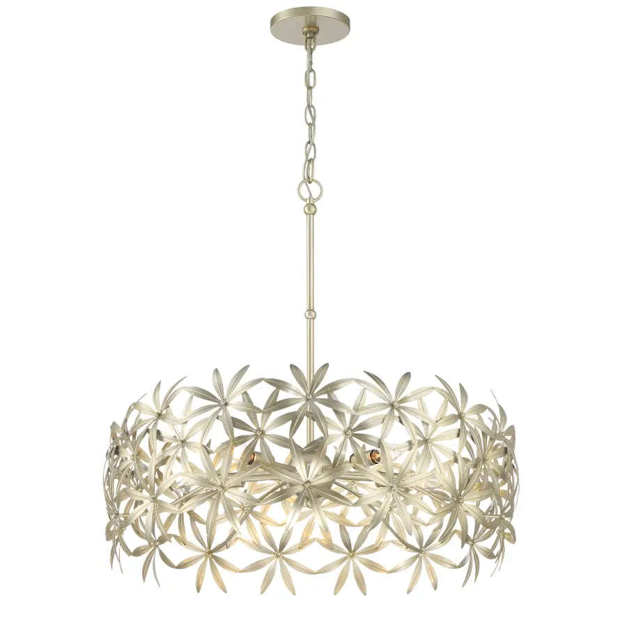 Flower Child 5-Light Pendant in Ambry Gold - Image 1