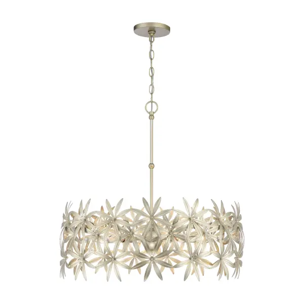 Flower Child 5-Light Pendant in Ambry Gold - Image 5