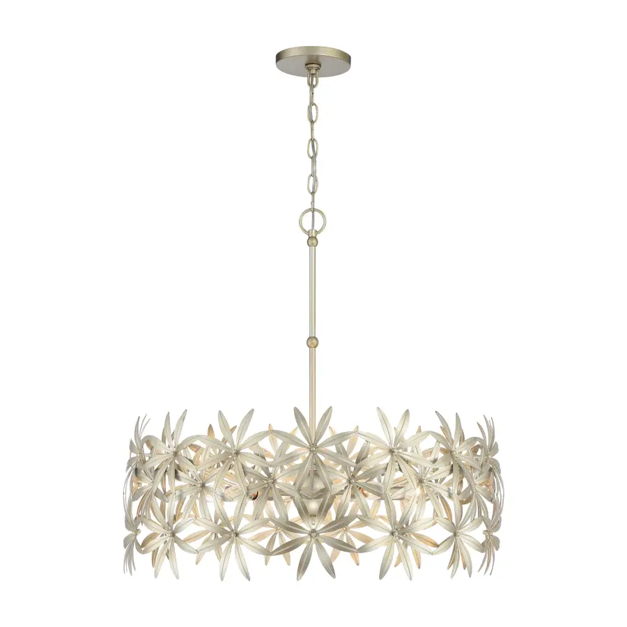 Flower Child 5-Light Pendant in Ambry Gold - Image 5