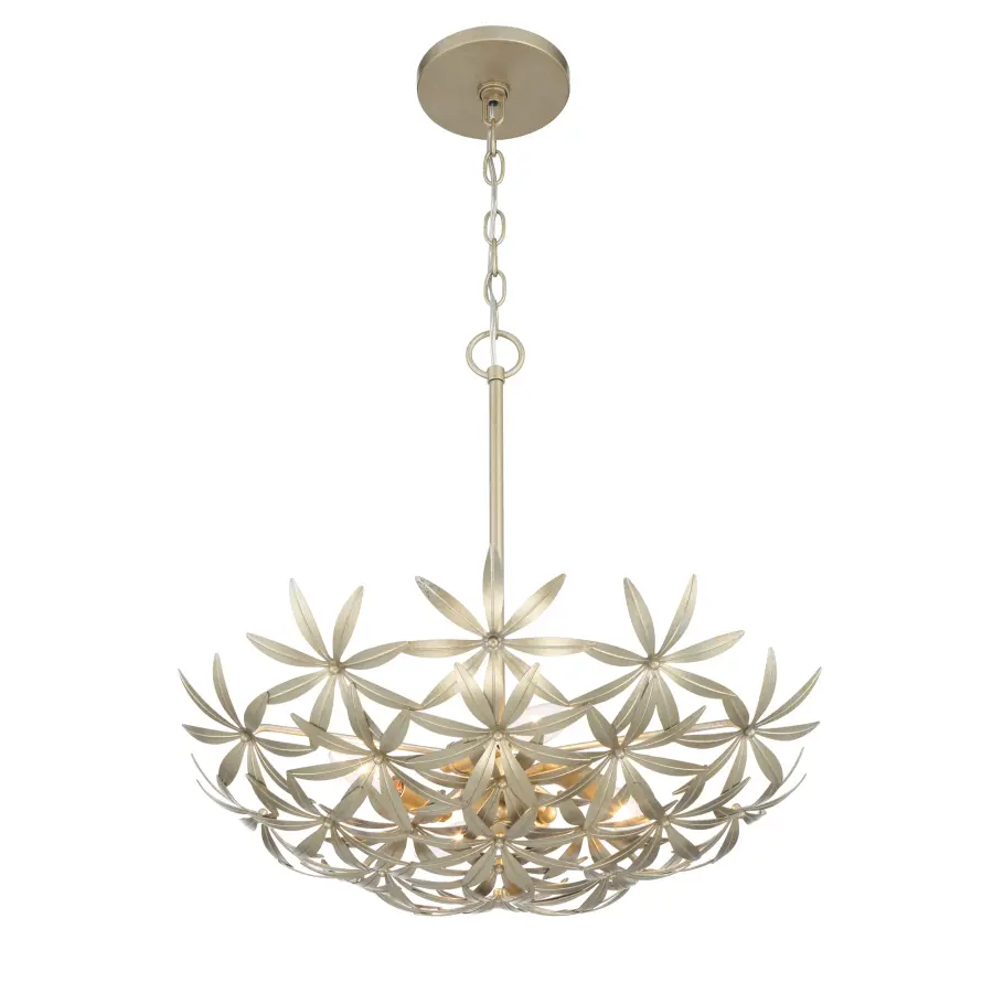 Flower Child 4-Light Pendant in Ambry Gold - Image 2
