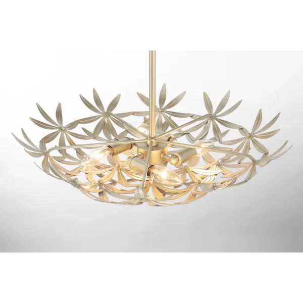 Flower Child 4-Light Pendant in Ambry Gold - Image 3
