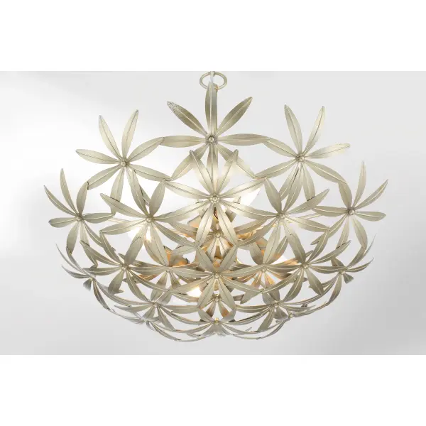Flower Child 4-Light Pendant in Ambry Gold - Image 4