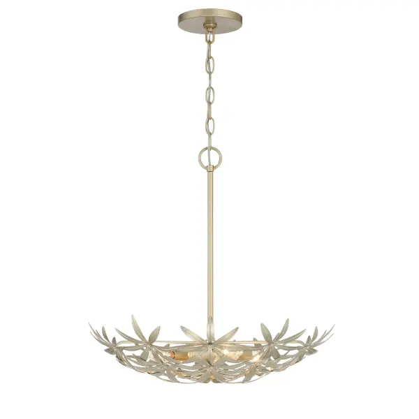 Flower Child 4-Light Pendant in Ambry Gold - Image 5