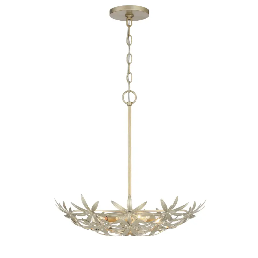 Flower Child 4-Light Pendant in Ambry Gold - Image 5