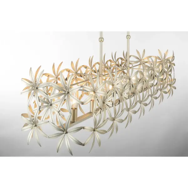 Flower Child 6-Light Island Chandelier in Ambry Gold - Image 3