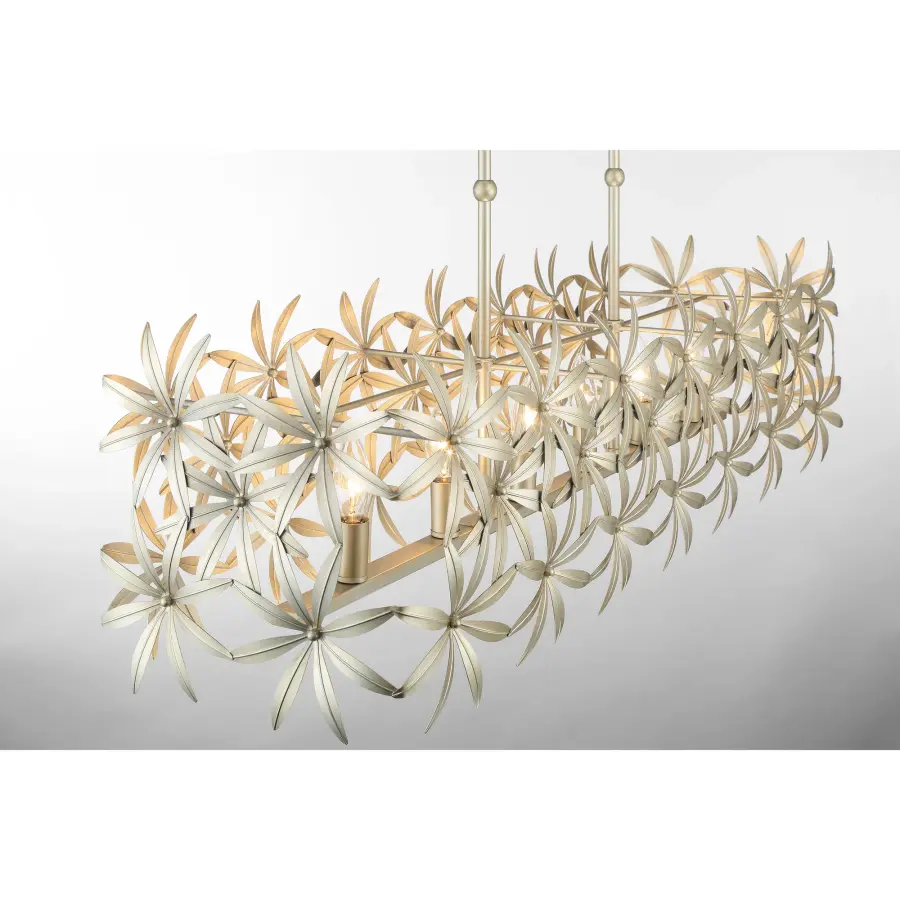 Flower Child 6-Light Island Chandelier in Ambry Gold - Image 3