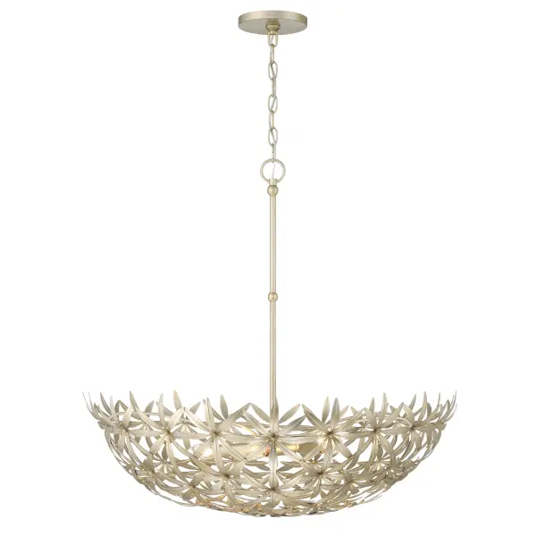 Flower Child 5-Light Pendant in Ambry Gold - Image 1