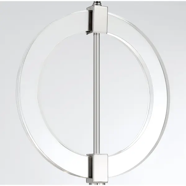Elegant Traditional Pendant with Versatile Polished Nickel Finish - Image 2