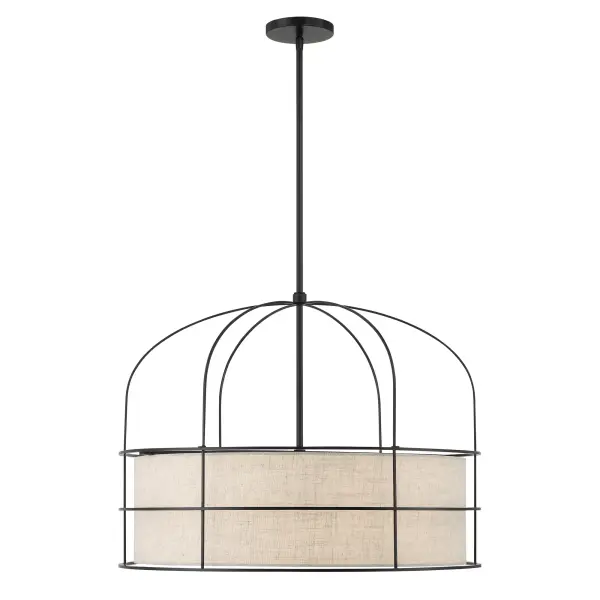Gateway Park 6-Light Pendant in Coal Black - Image 5