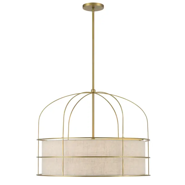 Gateway Park 6-Light Pendant in Soft Brass - Image 6