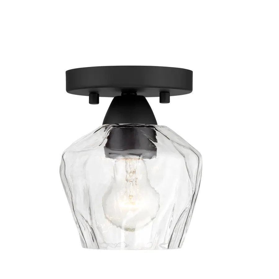 Camrin 1-Light Pendant in Coal Black - Image 2