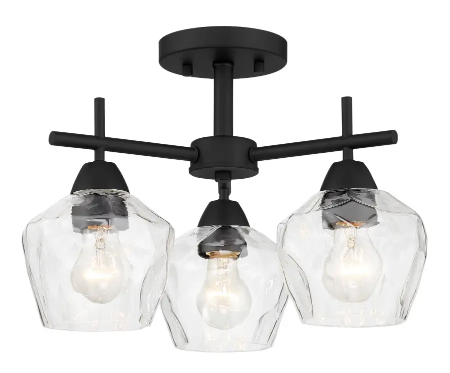 Camrin 3-Light Semi-Flush Mount Chandelier - Image 1