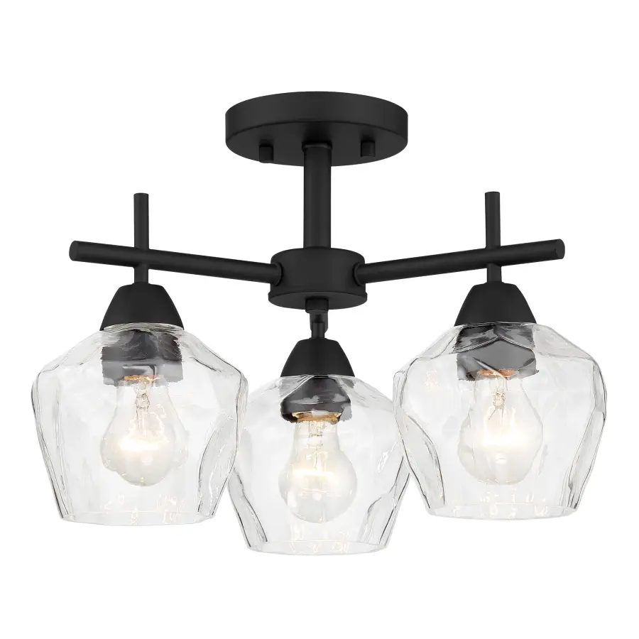Camrin 3-Light Semi-Flush Mount Chandelier - Image 2