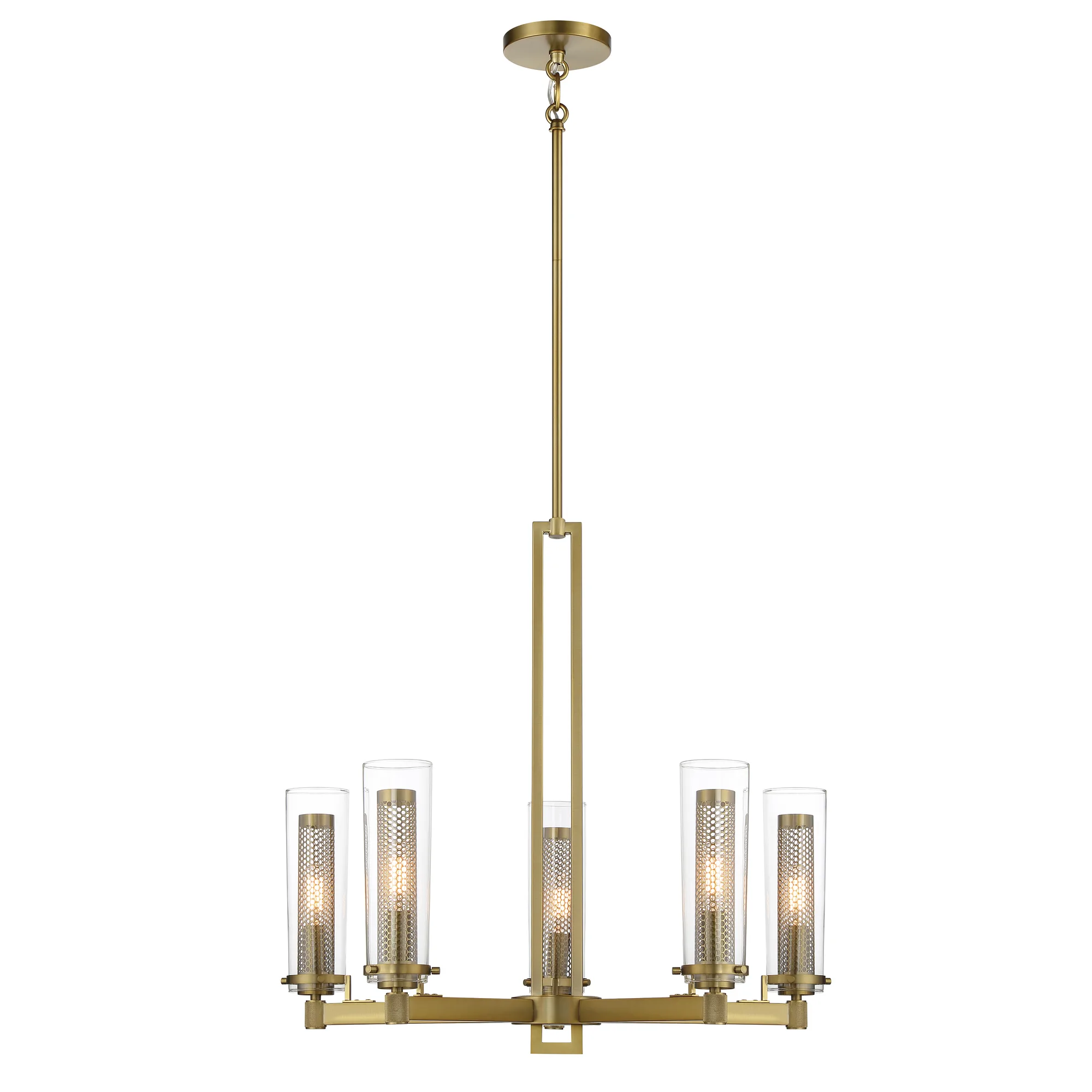 Emmerham 5-Light Chandelier in Soft Brass