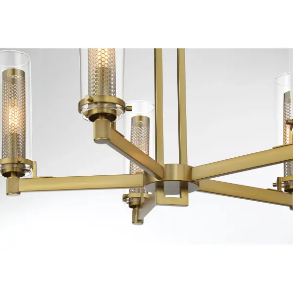 Emmerham 5-Light Chandelier in Soft Brass - Image 4