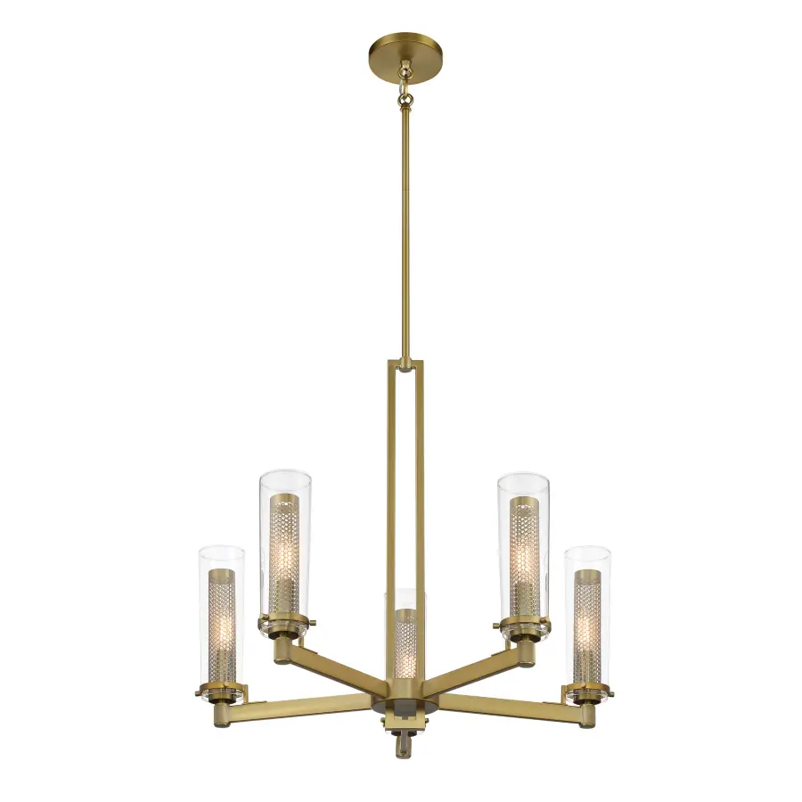 Emmerham 5-Light Chandelier in Soft Brass - Image 5