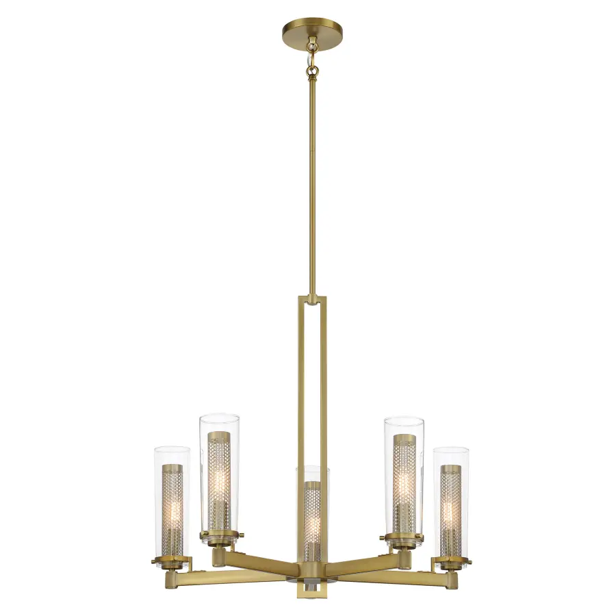 Emmerham 5-Light Chandelier in Soft Brass - Image 6