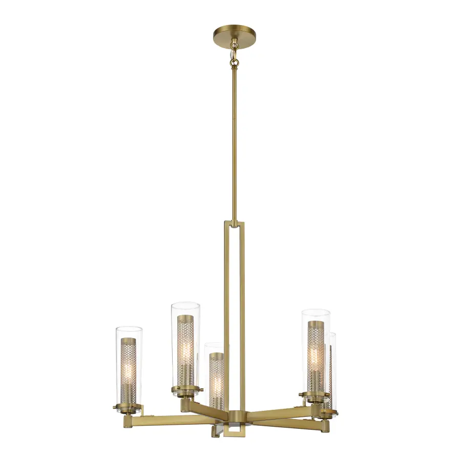 Emmerham 5-Light Chandelier in Soft Brass - Image 7