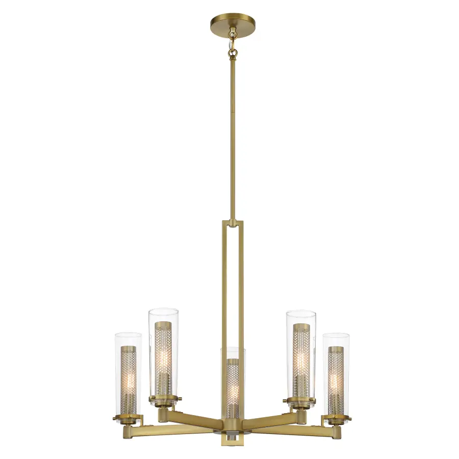 Emmerham 5-Light Chandelier in Soft Brass - Image 8