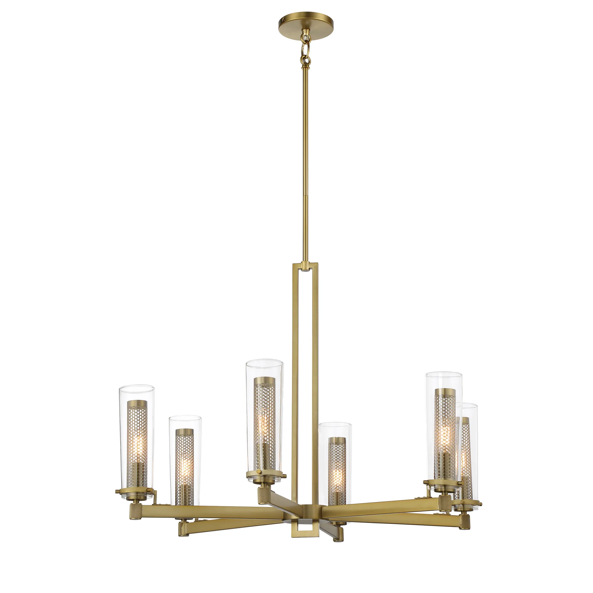 Emmerham 6-Light Chandelier in Soft Brass