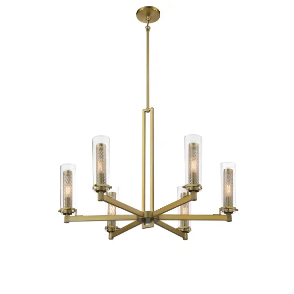 Emmerham 6-Light Chandelier in Soft Brass - Image 5