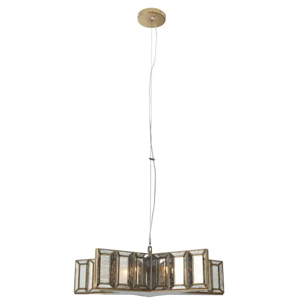 Lone Star 5-Light Pendant in Artisan Brass - Image 7