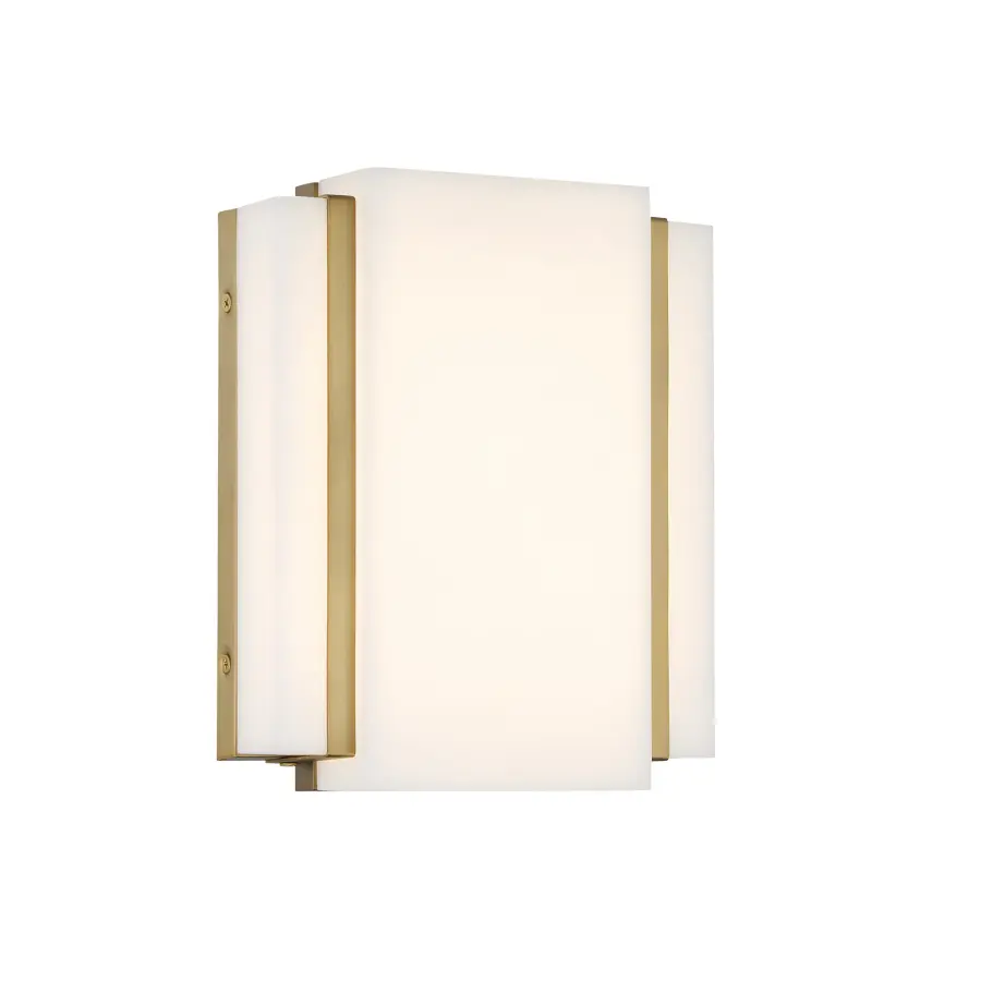 Tanzac 10" LED Wall Sconce in Soft Brass - Image 2