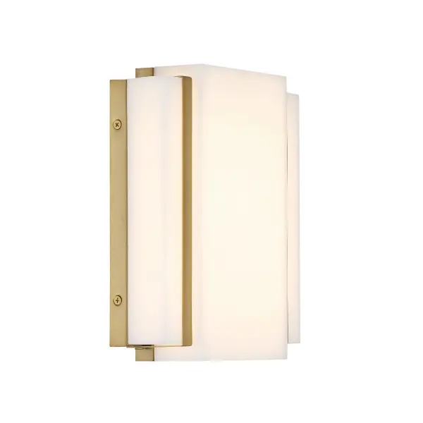 Tanzac 10" LED Wall Sconce in Soft Brass - Image 3