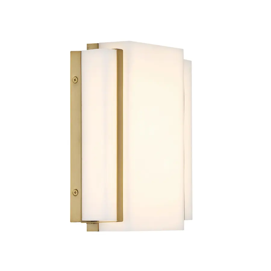 Tanzac 10" LED Wall Sconce in Soft Brass - Image 3