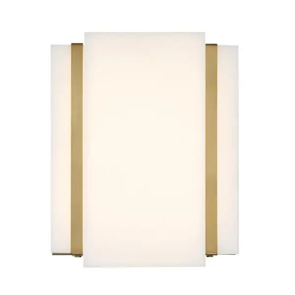 Tanzac 10" LED Wall Sconce in Soft Brass - Image 4