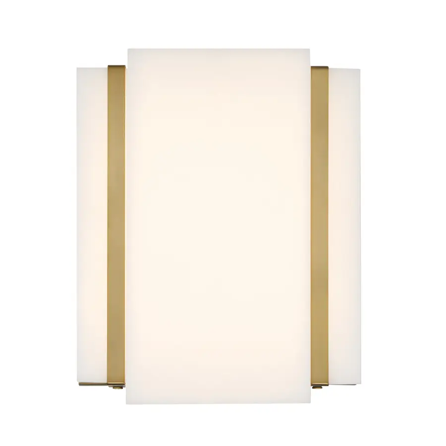 Tanzac 10" LED Wall Sconce in Soft Brass - Image 4