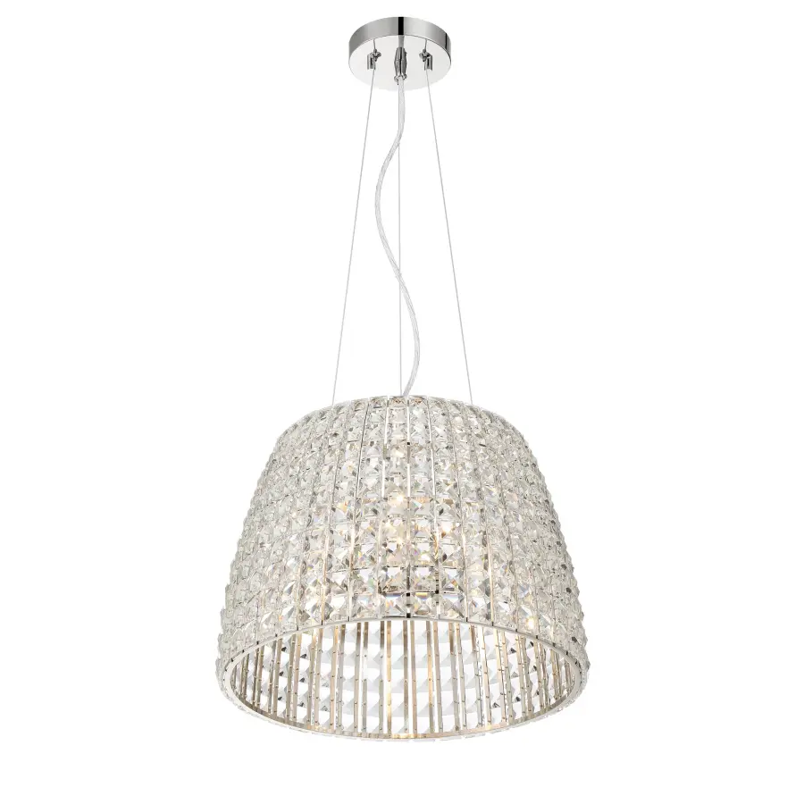 Via Roma 3-Light Crystal Pendant - Image 2