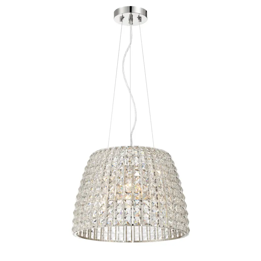 Via Roma 3-Light Crystal Pendant - Image 3