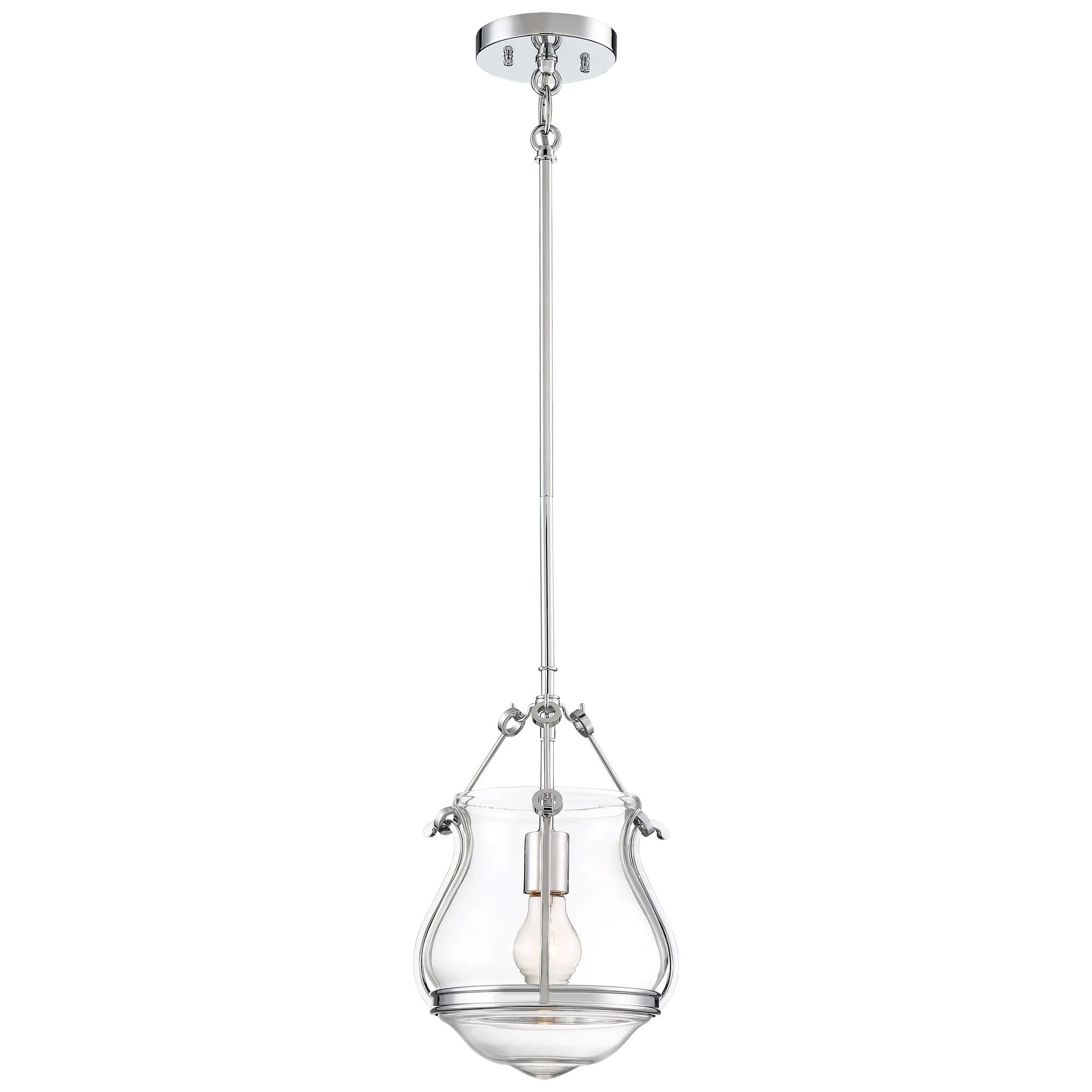 Atrio 1-Light Mini Pendant in Chrome