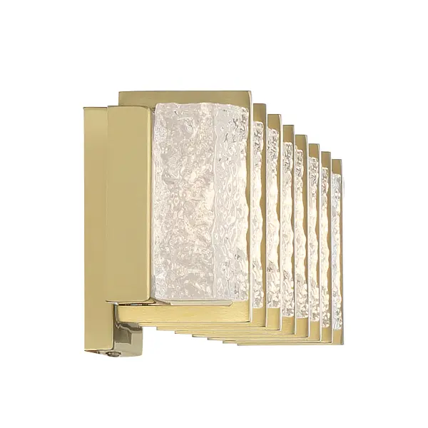 Sevryn LED Vanity Light in Soft Brass - Image 3